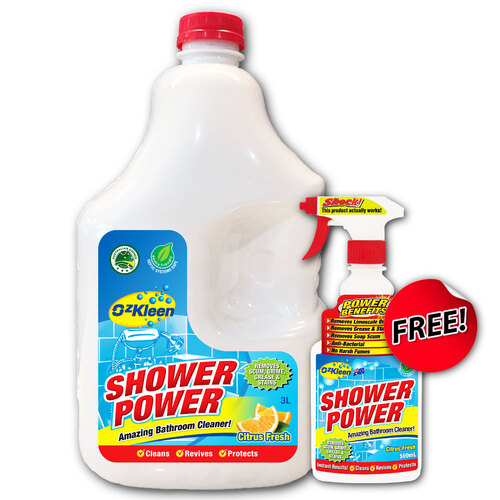 Shower Power CITRUS FRESH 3LTR + 500ml FREE PROMOTION