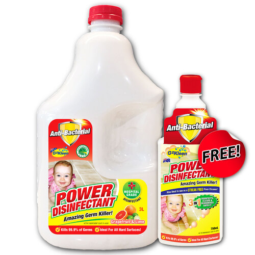 3LTR + 750ml FREE Power Disinfectant | Germ Killer